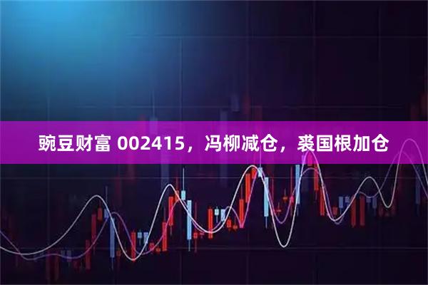 豌豆财富 002415，冯柳减仓，裘国根加仓