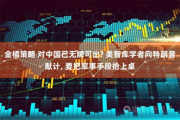 金橘策略 对中国已无牌可出? 美智库学者向特朗普献计, 要把军事手段抬上桌