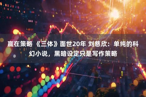赢在策略 《三体》面世20年 刘慈欣：单纯的科幻小说，黑暗设定只是写作策略